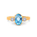 Blue Topaz Panchdhatu Ring R51
