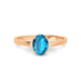 Blue Topaz Panchdhatu Ring R54
