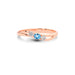 Blue Topaz Rose Gold Ring R1