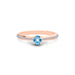 Blue Topaz Rose Gold Ring R25