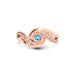 Blue Topaz Rose Gold Ring R32