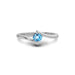 Blue Topaz Sterling Silver Ring R2
