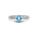 Blue Topaz Sterling Silver Ring R15