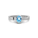 Blue Topaz Sterling Silver Ring R23