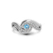 Blue Topaz Sterling Silver Ring R32
