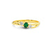 Emerald (Zambia) Gold Ring R1