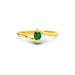 Emerald (Zambia) Gold Ring R2