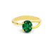 Emerald (Zambia) Gold Ring R19