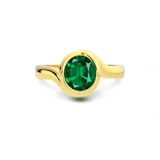 Emerald (Zambia) Gold Ring R22