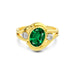 Emerald (Zambia) Gold Ring R26