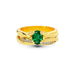 Emerald (Zambia) Gold Ring R27