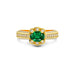 Emerald (Zambia) Gold Ring R30