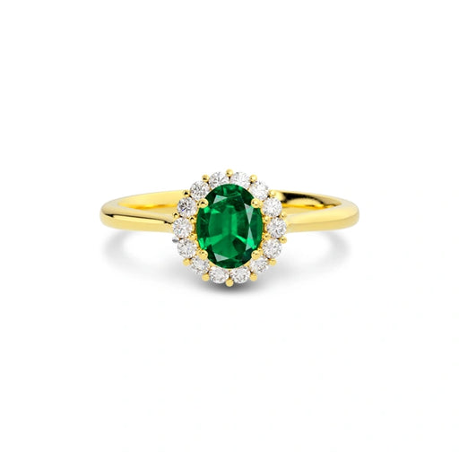 Emerald (Zambia) Gold Ring R35