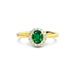 Emerald (Zambia) Gold Ring R35