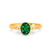 Emerald (Zambia) Gold Ring R38