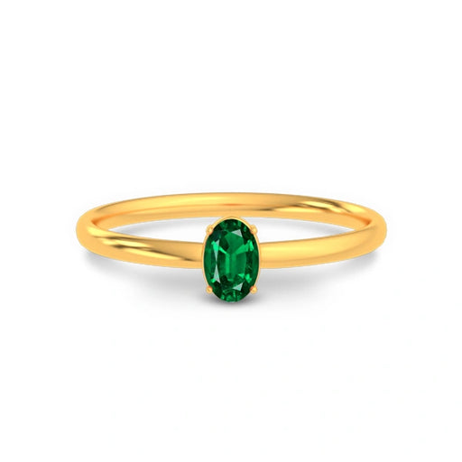 Emerald (Zambia) Gold Ring R39