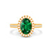 Emerald (Zambia) Gold Ring R40