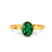 Emerald (Zambia) Gold Ring R41