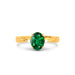 Emerald (Zambia) Gold Ring R42