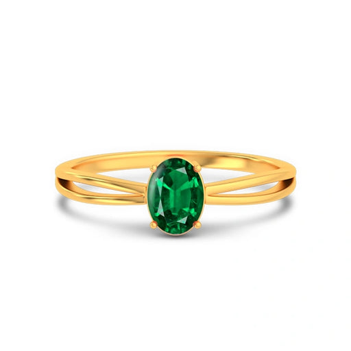 Emerald (Zambia) Gold Ring R43
