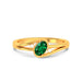 Emerald (Zambia) Gold Ring R44