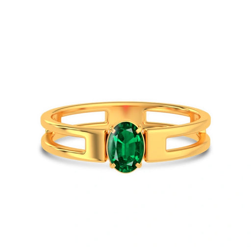 Emerald (Zambia) Gold Ring R45