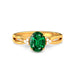 Emerald (Zambia) Gold Ring R46