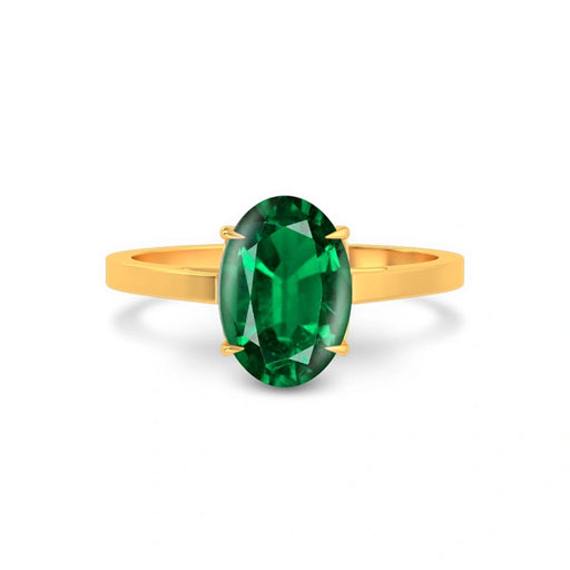 Emerald (Zambia) Gold Ring R49