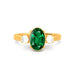 Emerald (Zambia) Gold Ring R51
