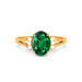 Emerald (Zambia) Gold Ring R52