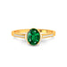 Emerald (Zambia) Gold Ring R53