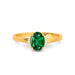 Emerald (Zambia) Gold Ring R54