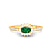 Emerald (Zambia) Gold Ring  R55
