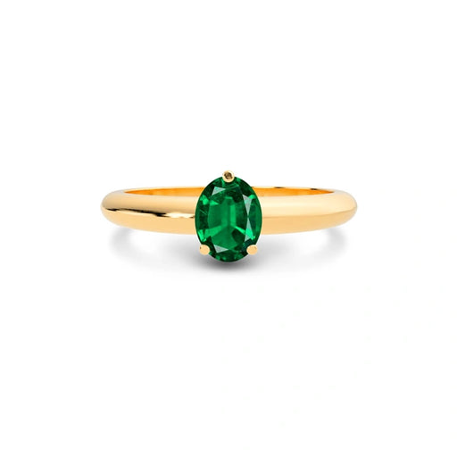 Emerald (Zambia) Panchdhatu Ring R13