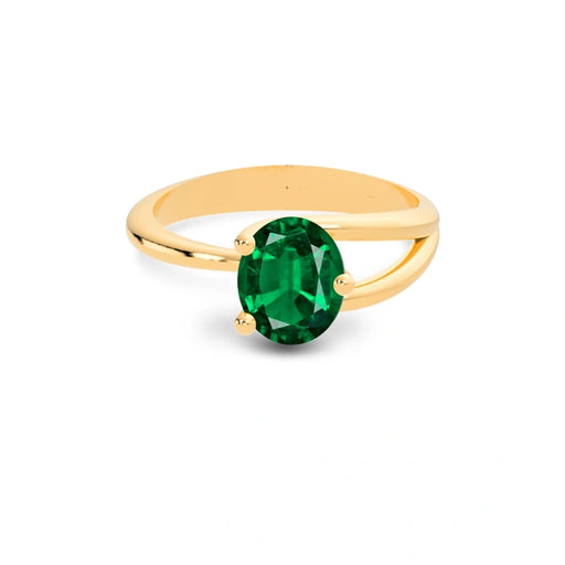 Emerald (Zambia) Panchdhatu Ring R19