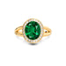 Emerald (Zambia) Panchdhatu Ring R21