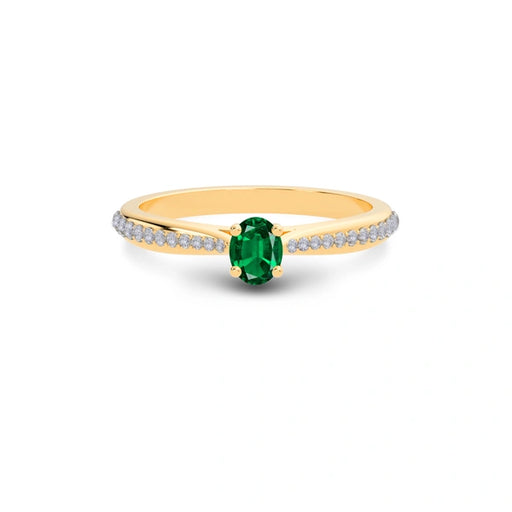 Emerald (Zambia) Panchdhatu Ring R25