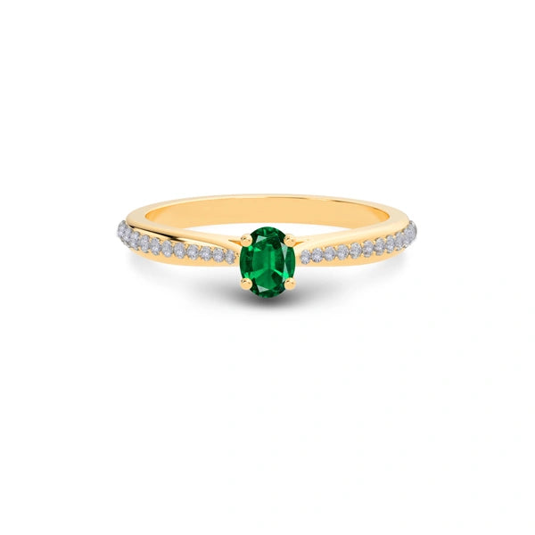 Emerald (Zambia) Panchdhatu Ring R25
