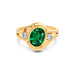 Emerald (Zambia) Panchdhatu Ring R26