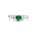 Emerald (Zambia) Platinum Ring R12