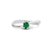 Emerald (Zambia) Platinum Ring R17