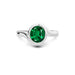 Emerald (Zambia) Platinum Ring R22