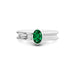 Emerald (Zambia) Platinum Ring R24