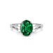 Emerald (Zambia) Platinum Ring R52