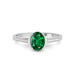 Emerald (Zambia) Platinum Ring R53