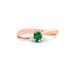 Emerald (Zambia) Rose Gold Ring  R17
