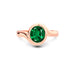 Emerald (Zambia) Rose Gold Ring  R22