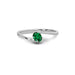 Emerald  Gemstone R8 Sterling Silver Ring