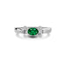 Emerald (Zambia) Sterling Silver Ring R12