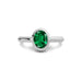 Emerald (Zambia) Sterling Silver Ring R14
